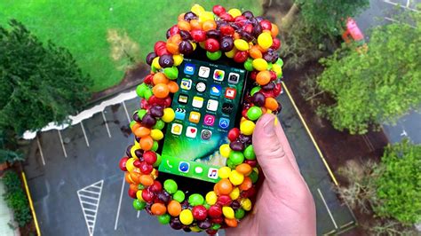 iphone drop test gizmoslip|500 Skittles + iPhone 7 VS. 100ft drop test. https://www.